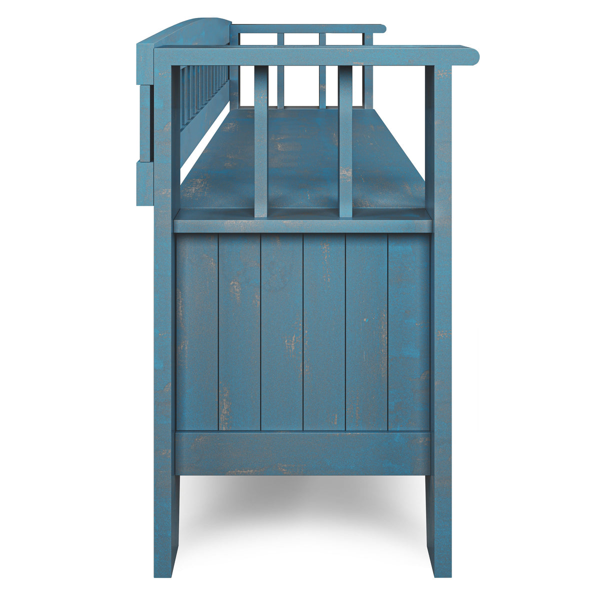 Acadian 48" Wide Solid Wood Entryway Storage Bench