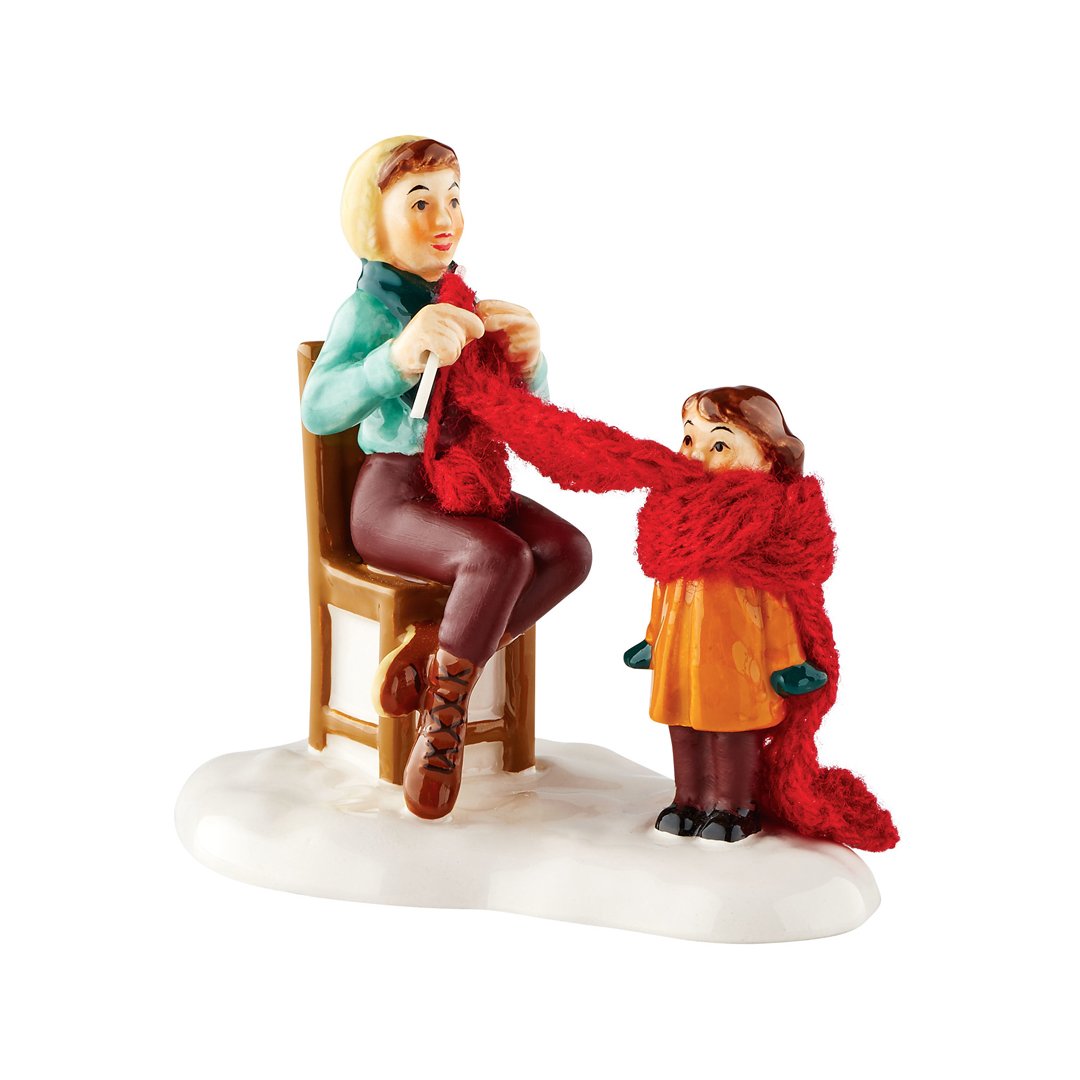 Snow Village Mother's Little Helper