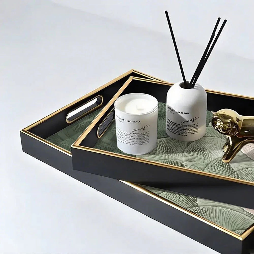 Serving Tray - Heat Resistant Ceramic Green