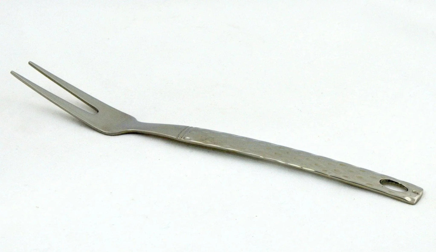 Serving Utensils Set with Hammered Design Handles