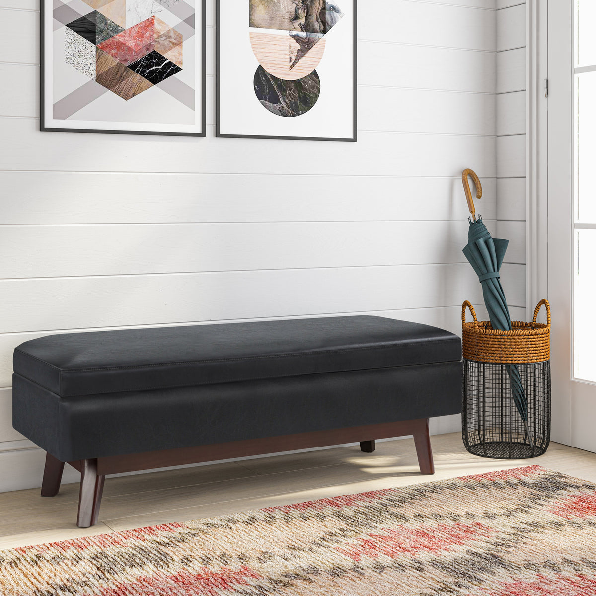 Owen 48 Inch Wide Rectangular Storage Ottoman