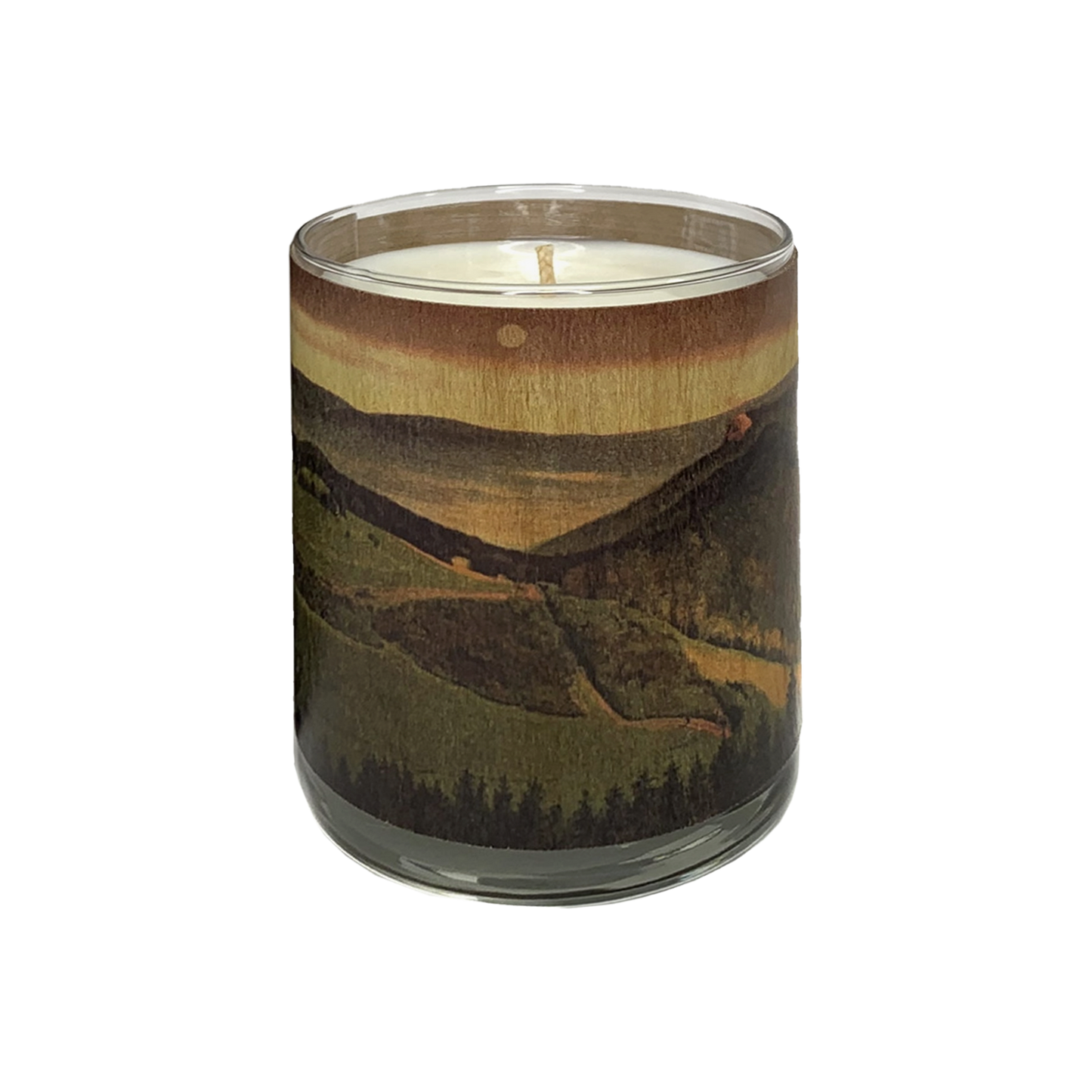 Cyrene Wood Wrapped Candle