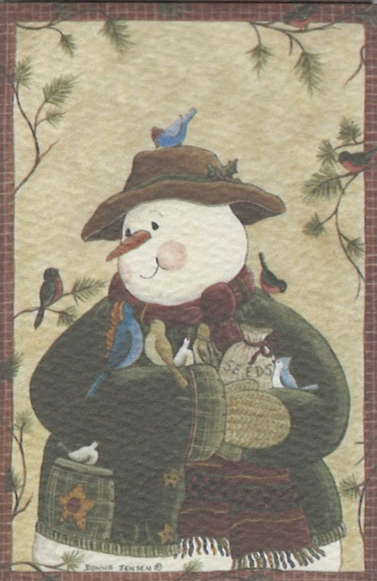 Enclosure Cards With Envelopes - Snowman