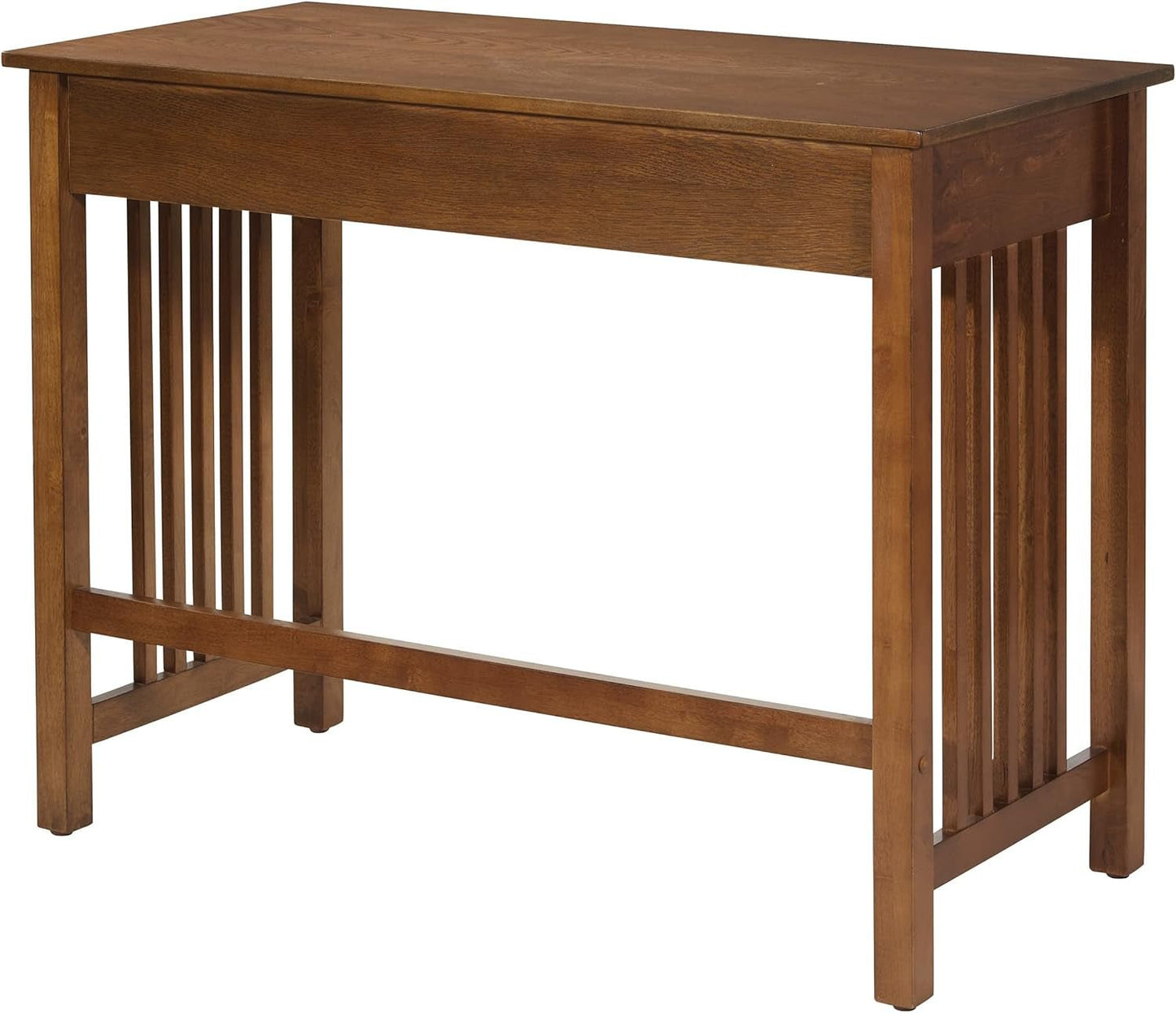 Sierra Mission Writing Desk with Pull-Out Storage Drawer