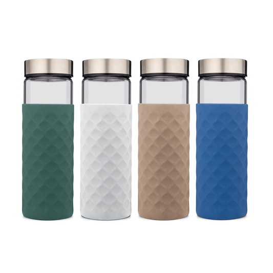 Diamond Lattice Silicone Bottle Sleeves Set, for 16oz Bottles