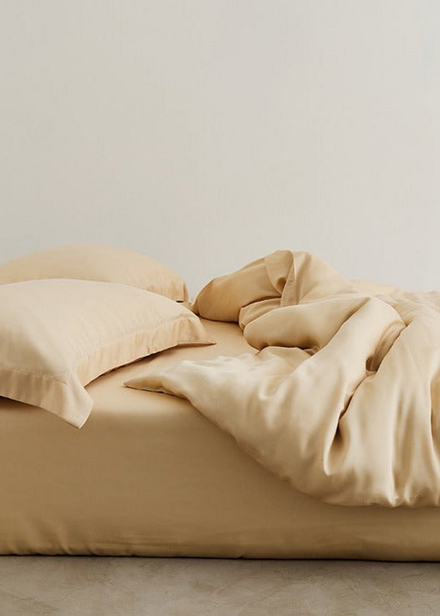 Silky Solid Tencel Bedding Set / Rose Pink