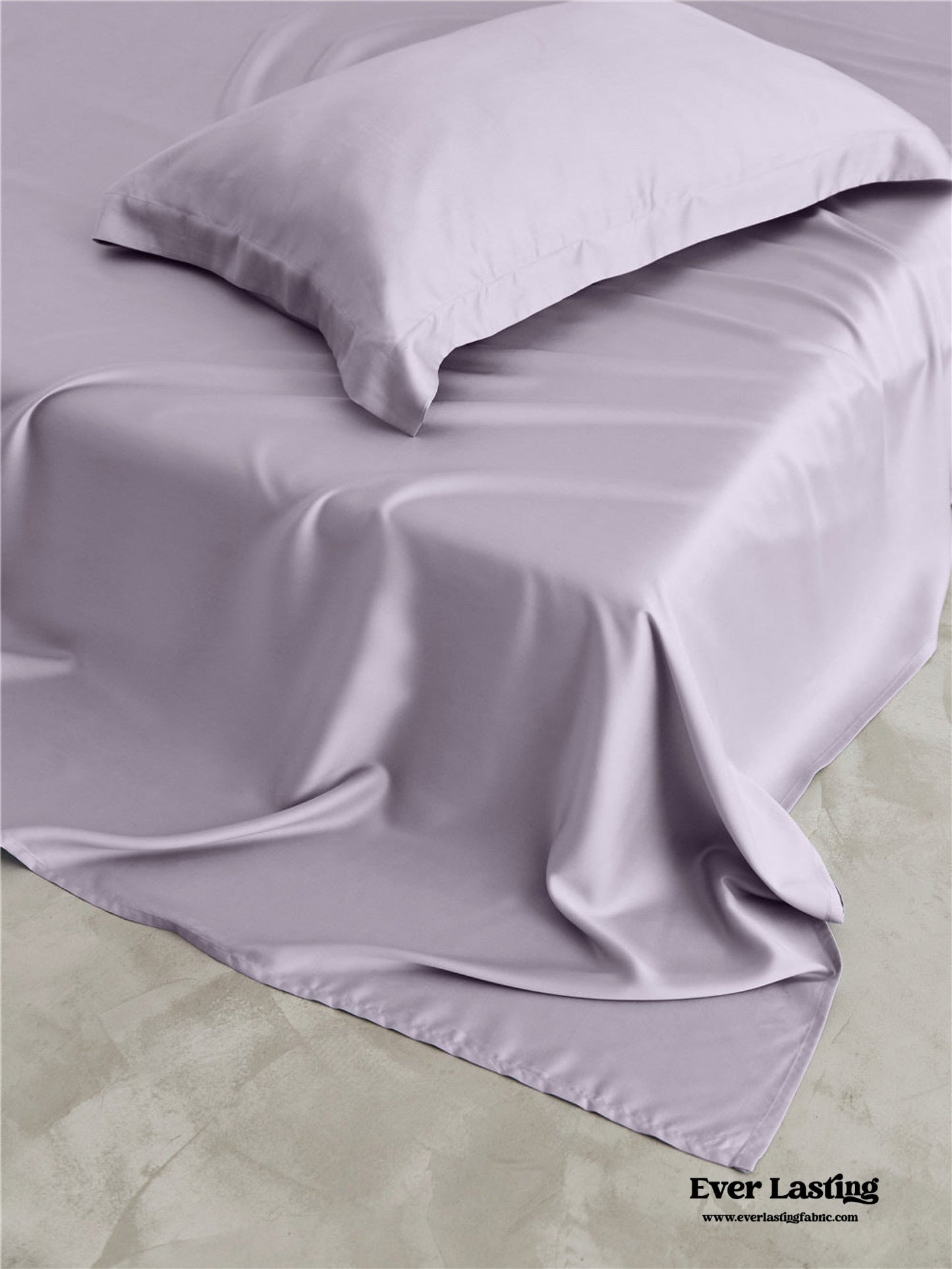 Silky Solid Tencel Bedding Set / Blue