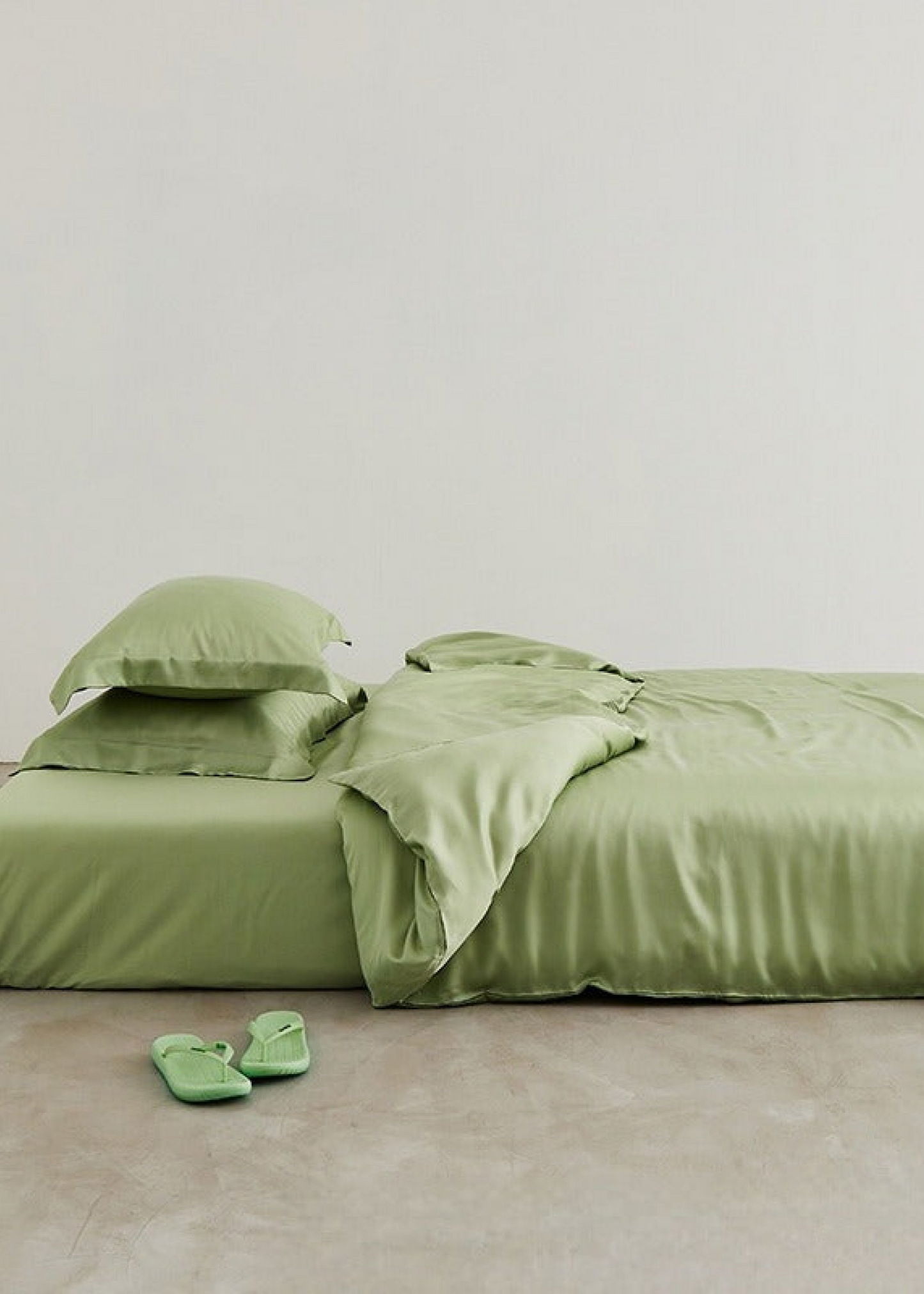 Silky Solid Tencel Bedding Set / Blue