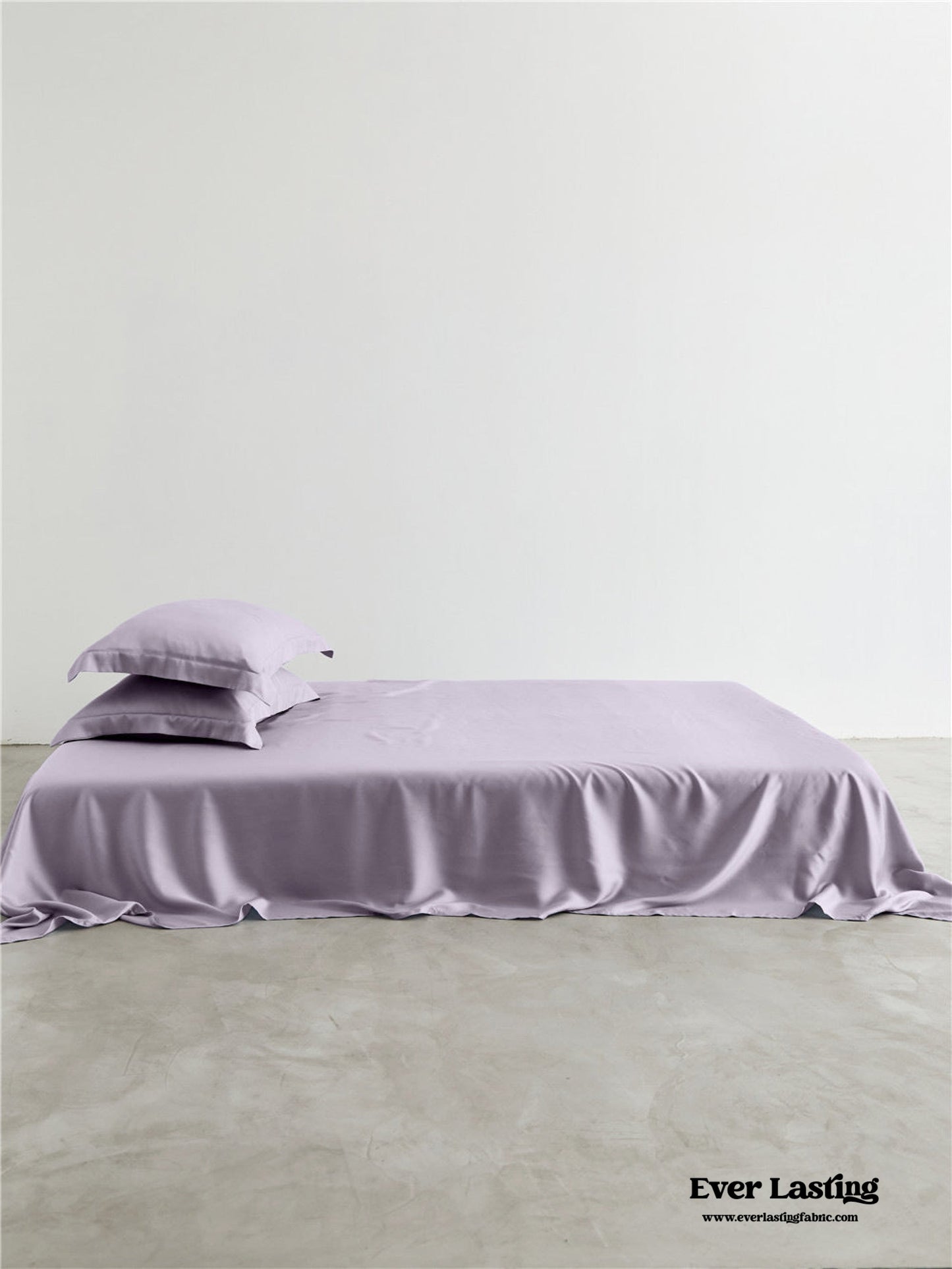 Silky Solid Tencel Bedding Set / Gray