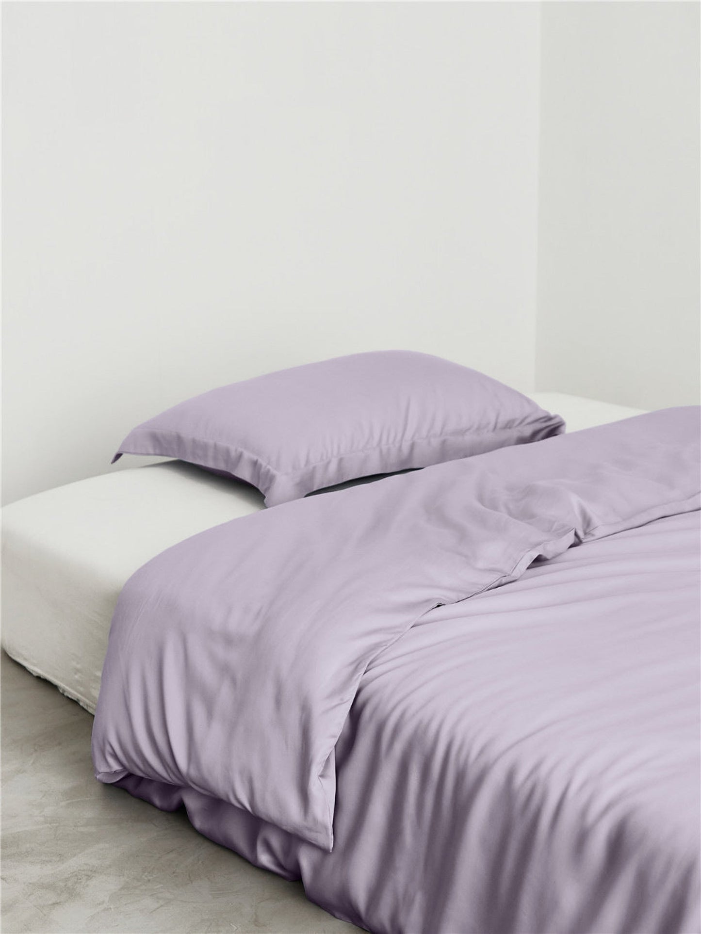 Silky Solid Tencel Bedding Set / Pink