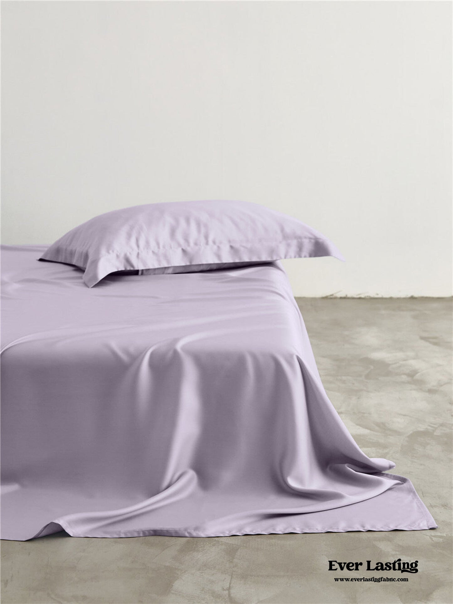 Silky Solid Tencel Bedding Set / Purple