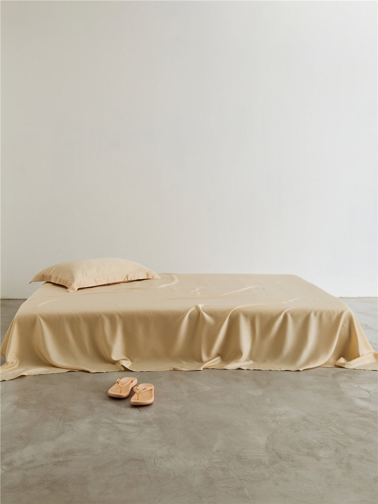 Silky Solid Tencel Sheet / Blue