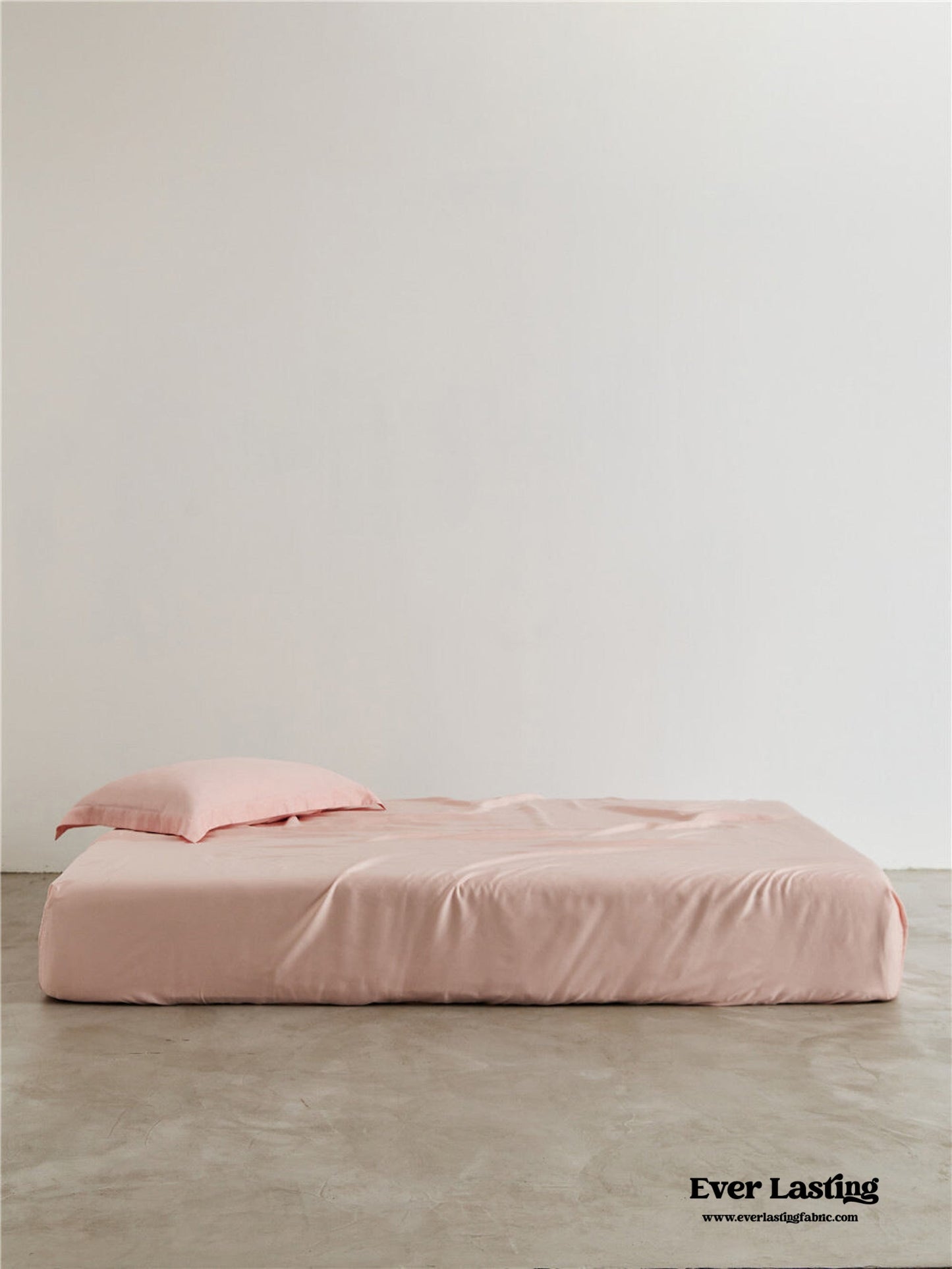 Silky Solid Tencel Sheet / Pink