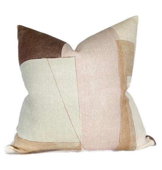 District Pillow Cover in Silt Brown, Kelly Wearstler Textiles