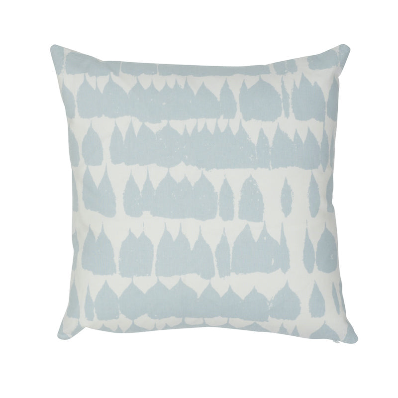 Queen of Spain Pillow Cover in Sky Blue, F Schumacher Textiles