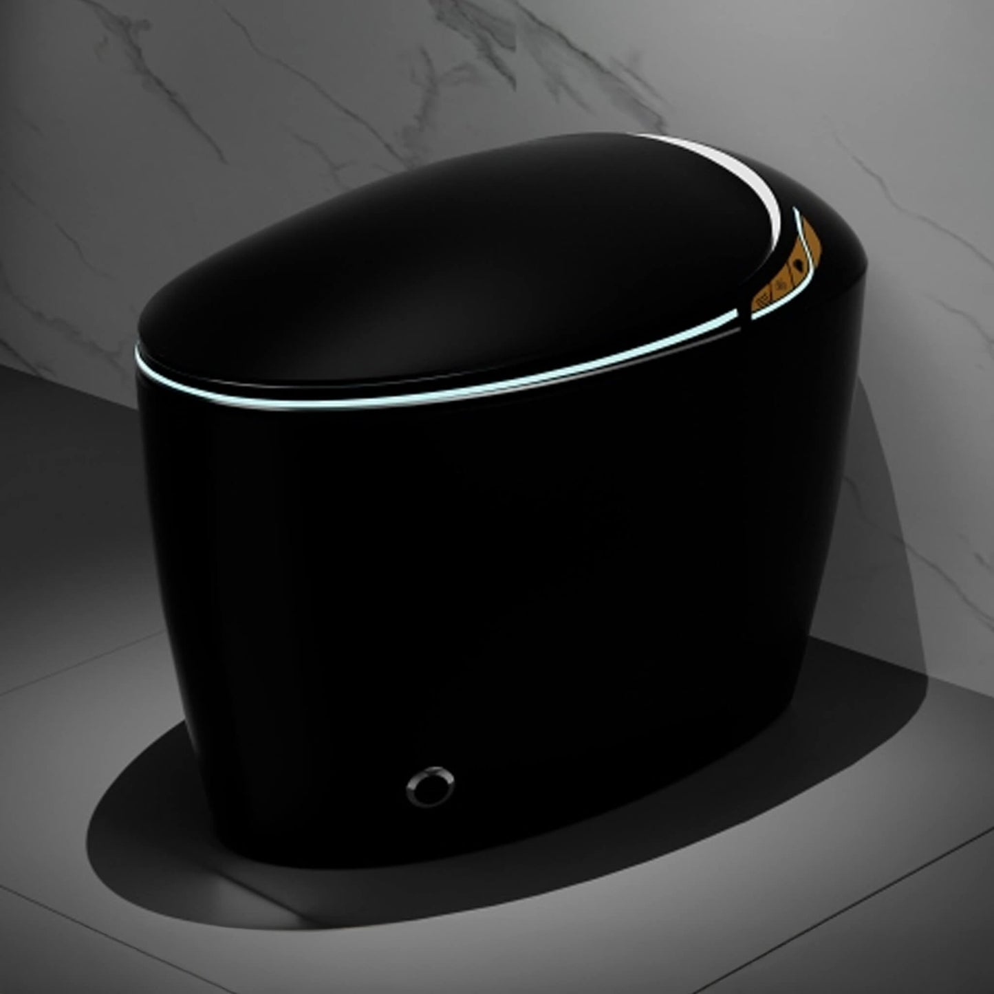 Smart One-Piece Toilet With Bidet, Foot Sensor, LED Display And Dryer (SAK80112)