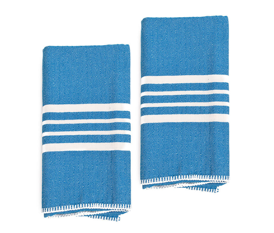 FARMHOUSE HAND TOWEL WITHOUT FRINGES (SET OF 2)