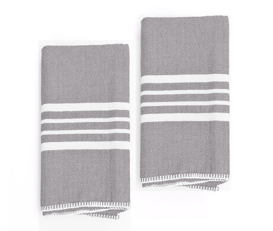 FARMHOUSE HAND TOWEL WITHOUT FRINGES (SET OF 2)