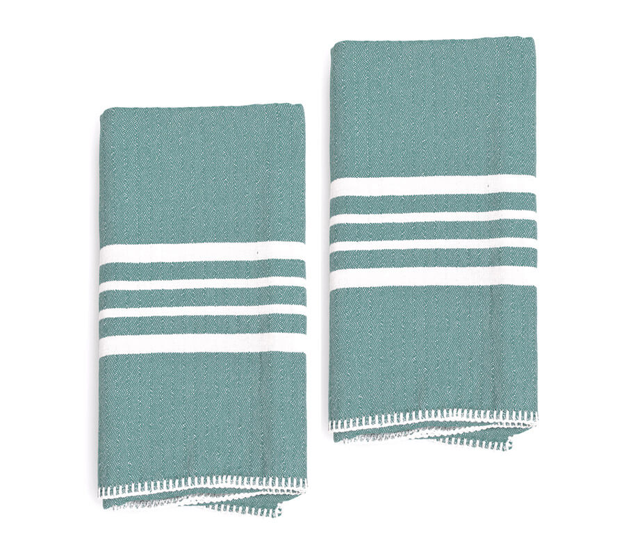FARMHOUSE HAND TOWEL WITHOUT FRINGES (SET OF 2)