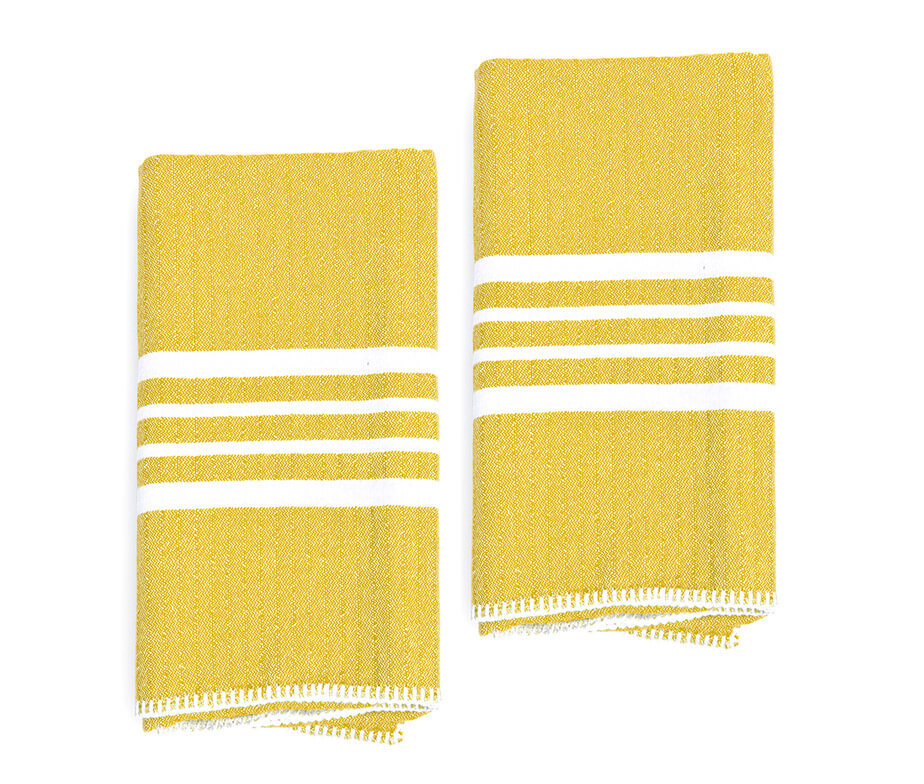 FARMHOUSE HAND TOWEL WITHOUT FRINGES (SET OF 2)