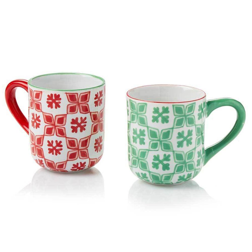 Hot Chocolate for Two Gift Set with Mugs and an Ornament