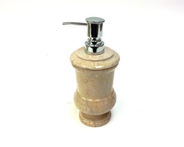 Soap & Lotion Dispenser of Sahara Beige Marble - Pacific Collection