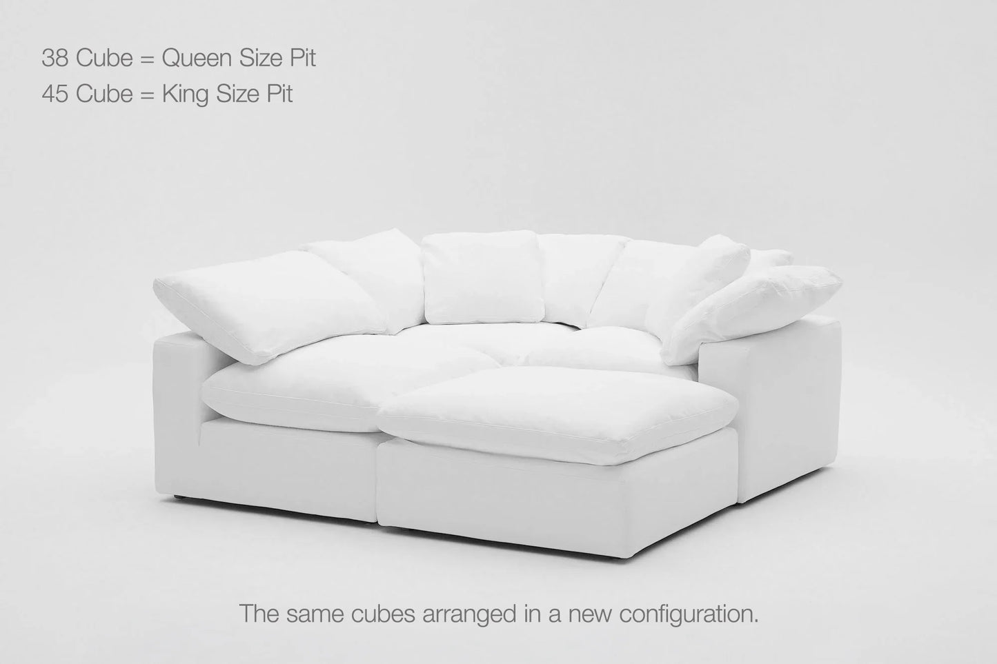 4-Cube Modular Sectional Chaise