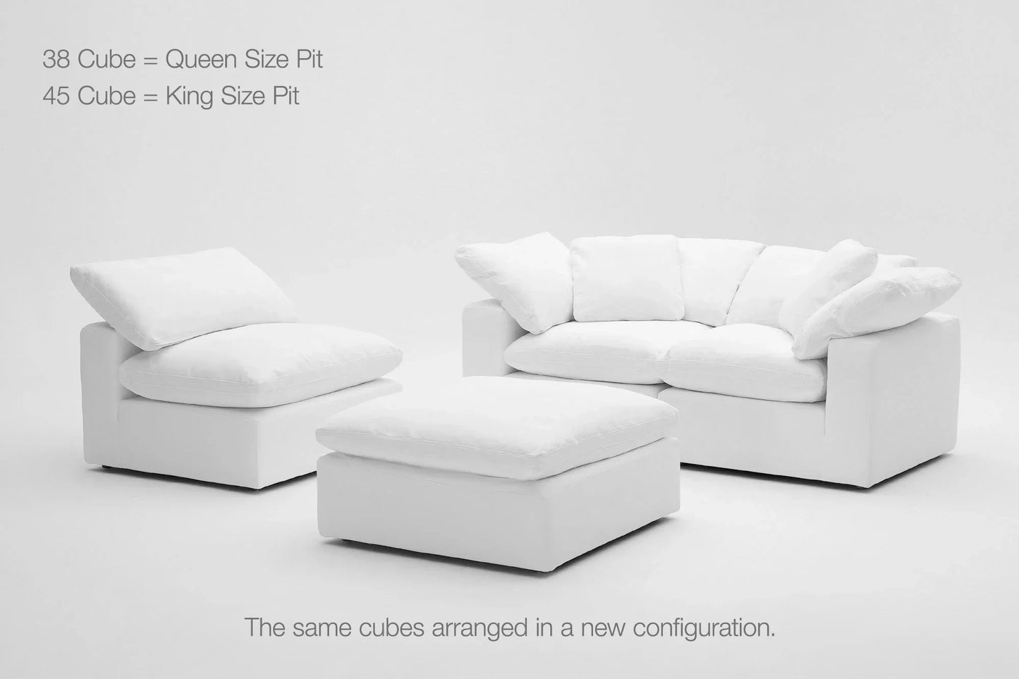 4-Cube Modular Sectional Chaise
