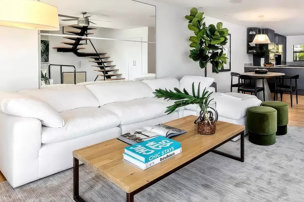 4-Cube Modular Sectional Chaise