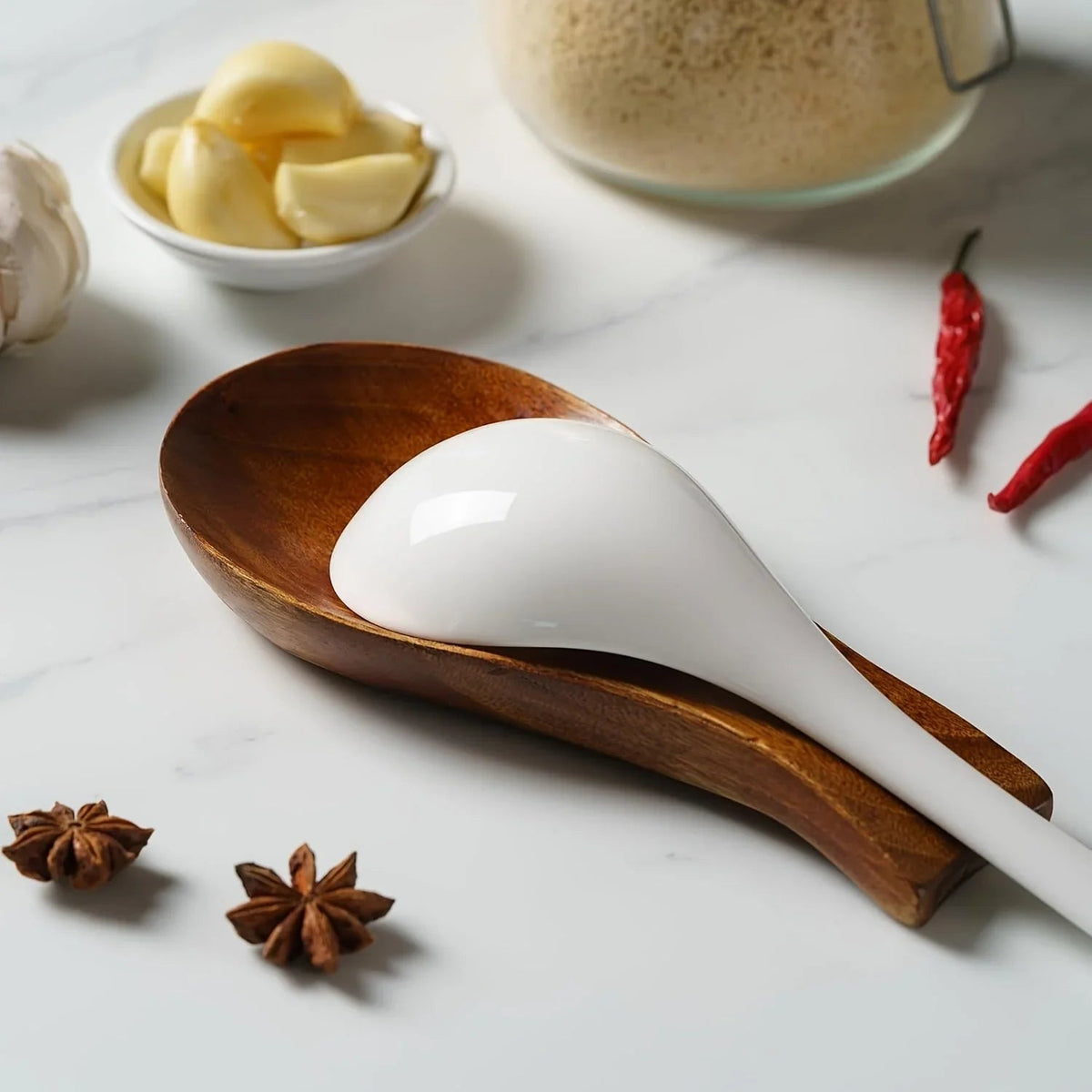 Spoon Holder - Modern Wooden Small