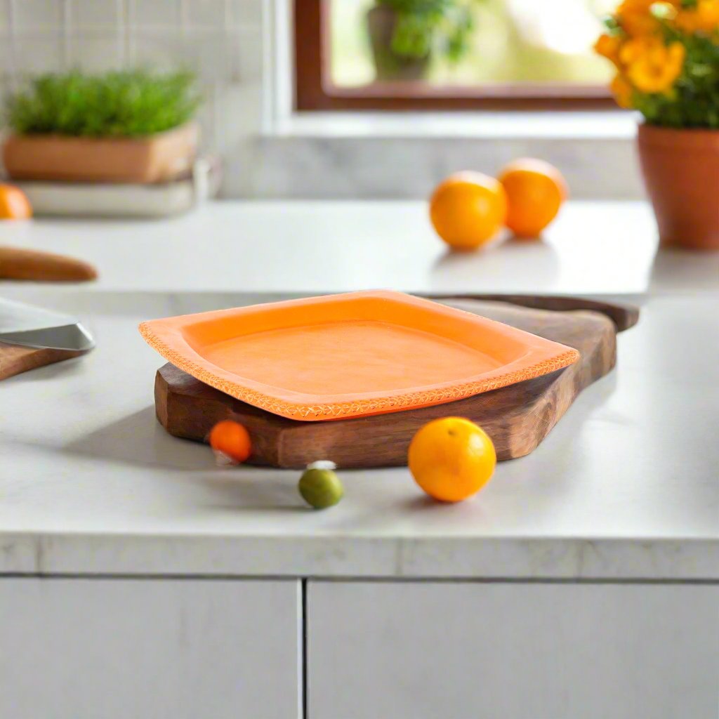 Chulina | 9" Square Leather Tray