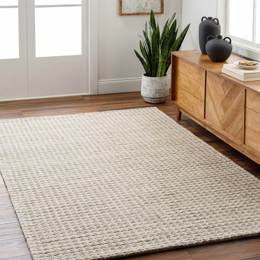 Lenci Hand Woven Wool Area Rug