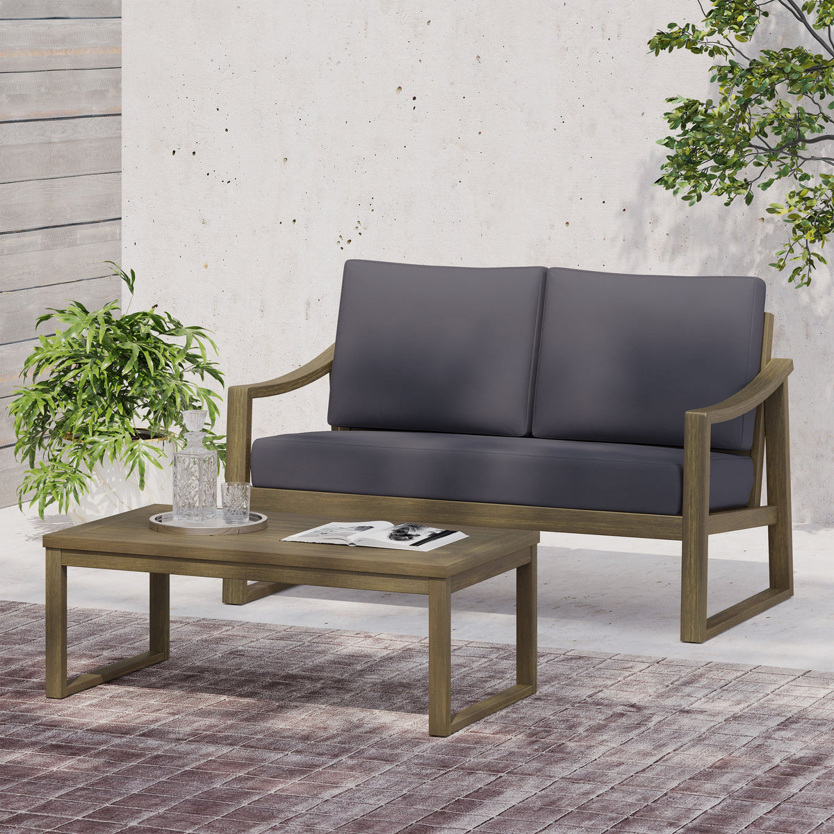 Samwell Coffee Table & Loveseat