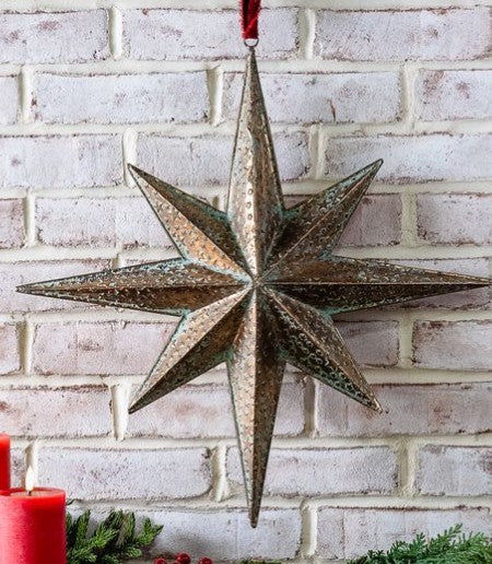 20" Gold Metal Star