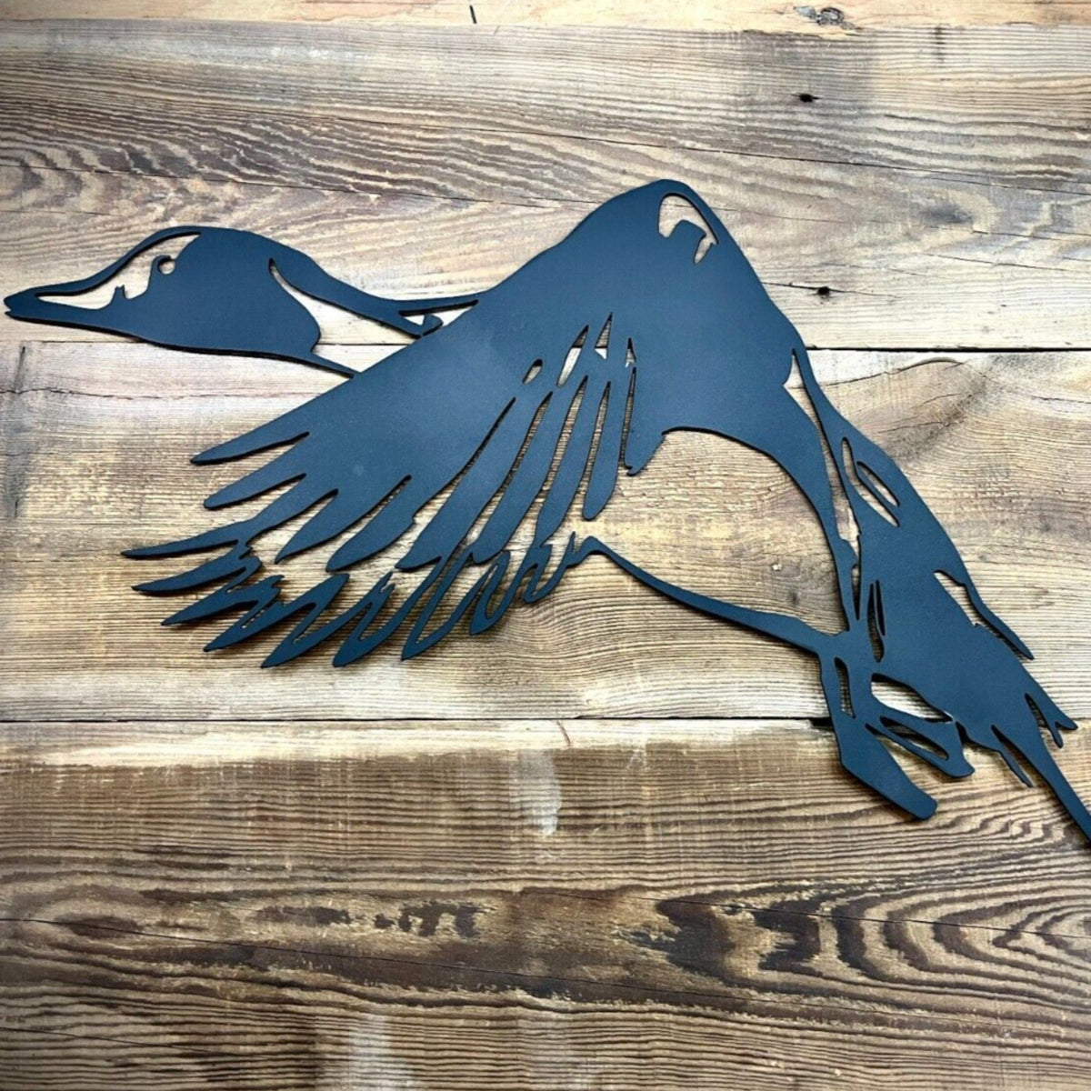 Steel Flying Pintail Duck | Wall Art
