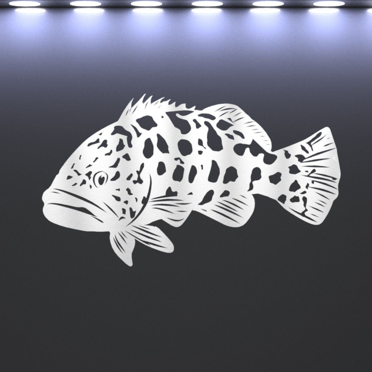 Steel Grouper Wall Art