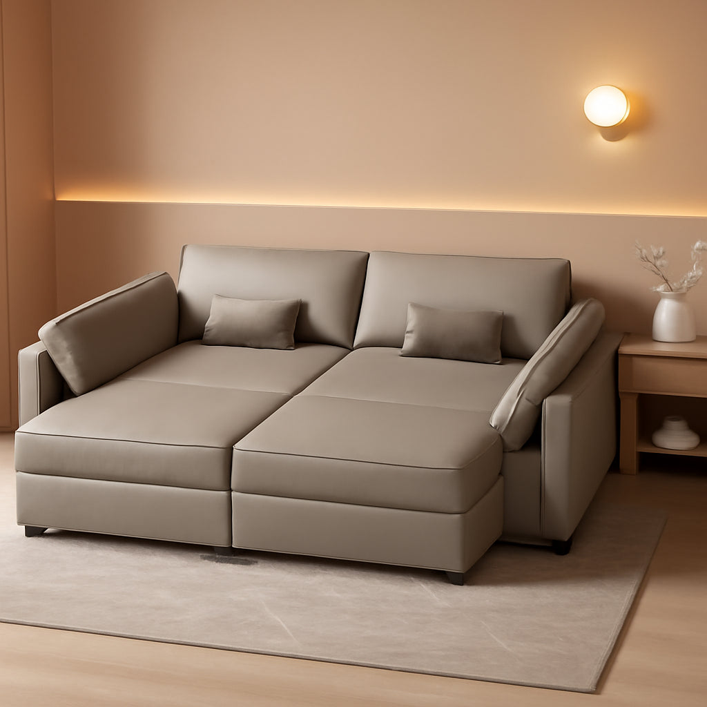 Stylish Modular Sectional Sofa with Reversible Chaise