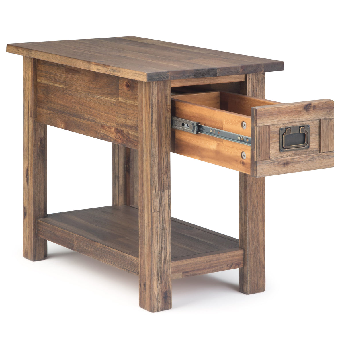 Monroe - Narrow Side Table - Rustic