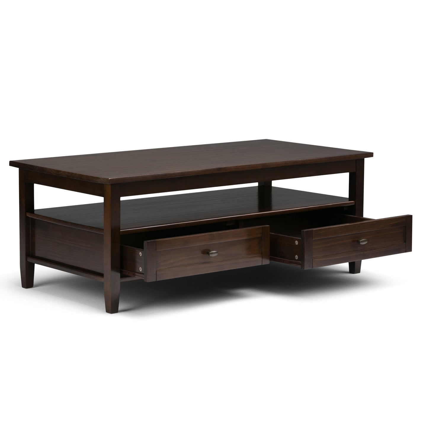 Warm Shaker Solid Wood Transitional Coffee Table