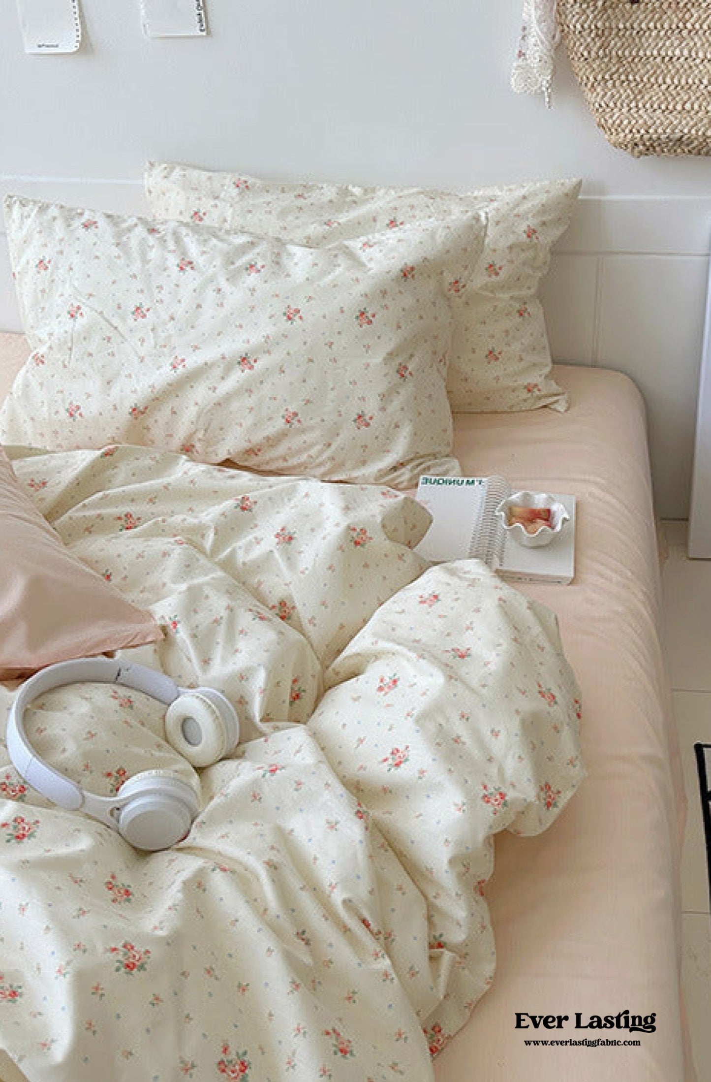 Sweet Floral Bedding Set / Purple Floral