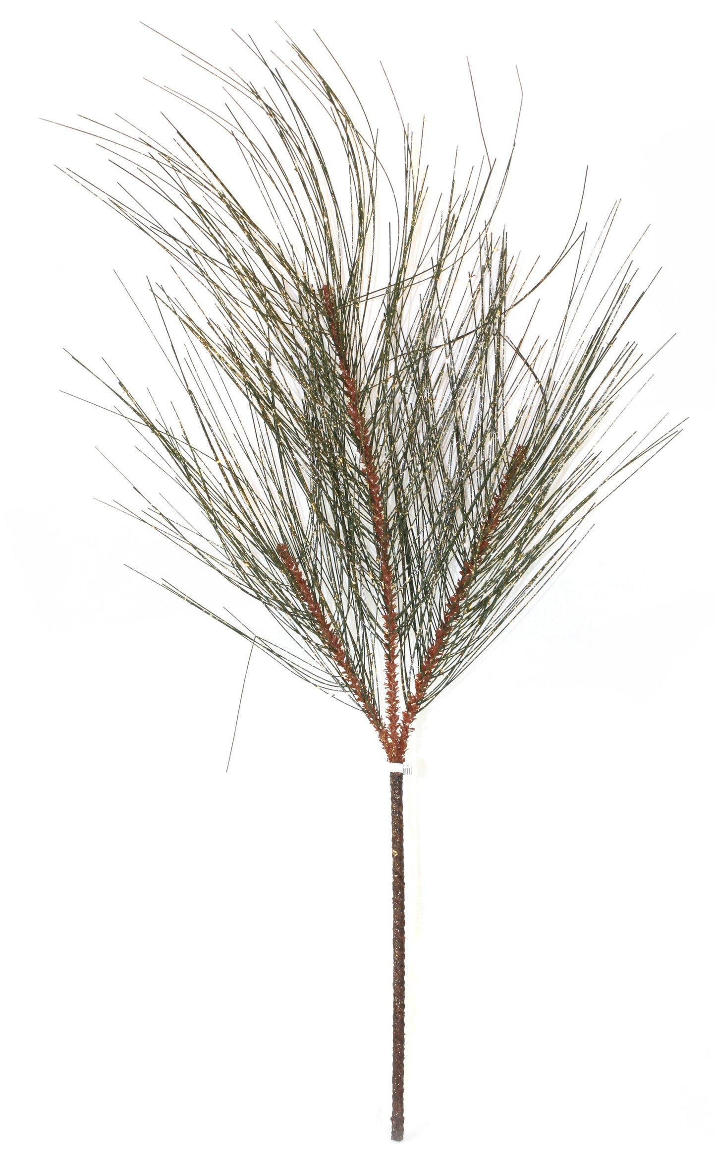 Glitter Antique Gold Pine Spray