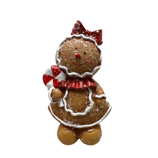 Gingerbread Cookie Girl Figurine