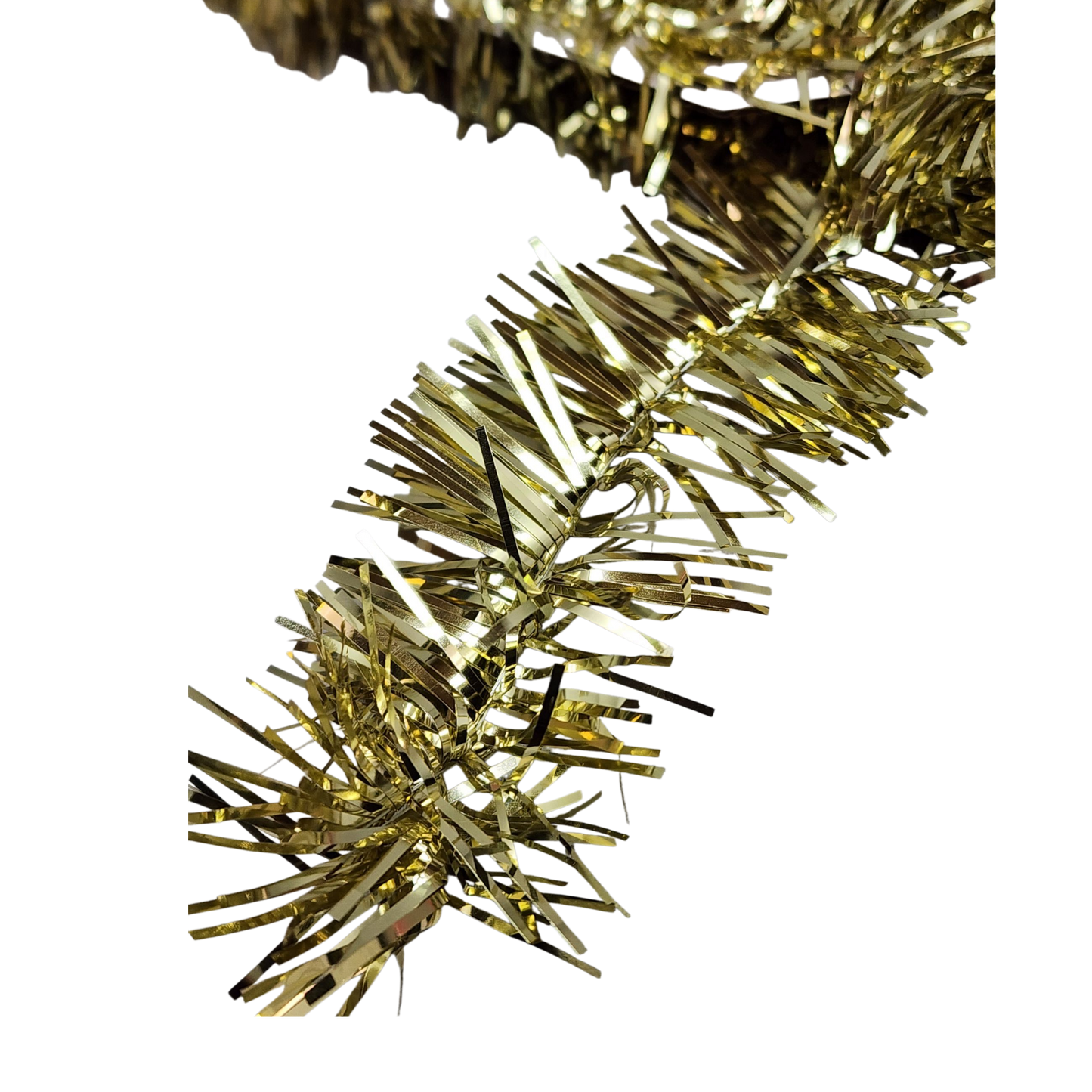 40 Feet Metallic Tinsel Garland - Gold