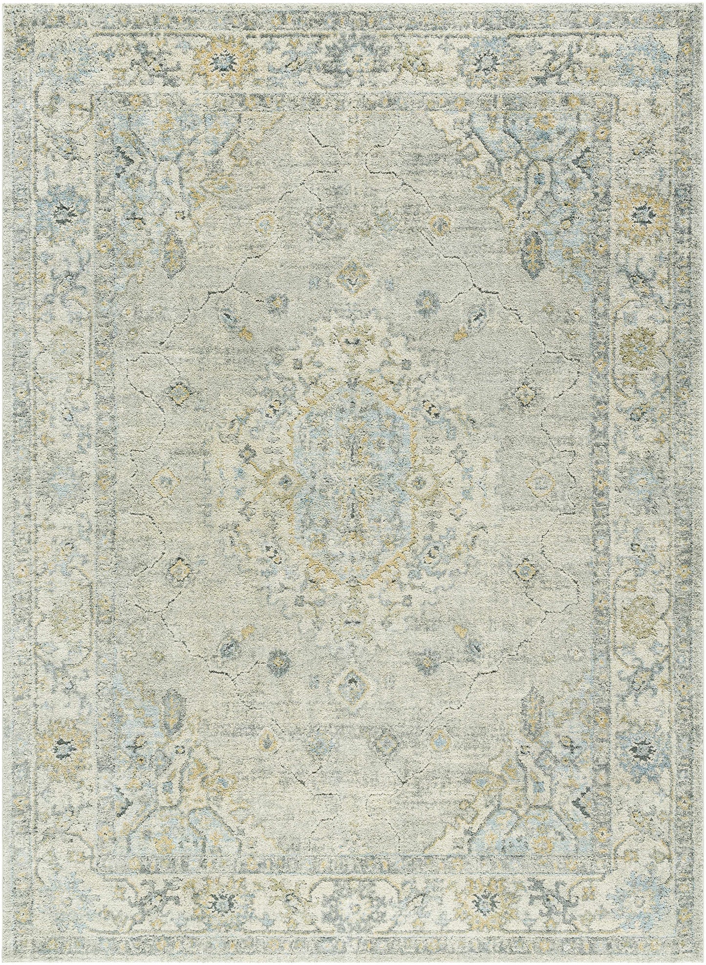 Tyche Light Gray Thick Luxe Area Rug