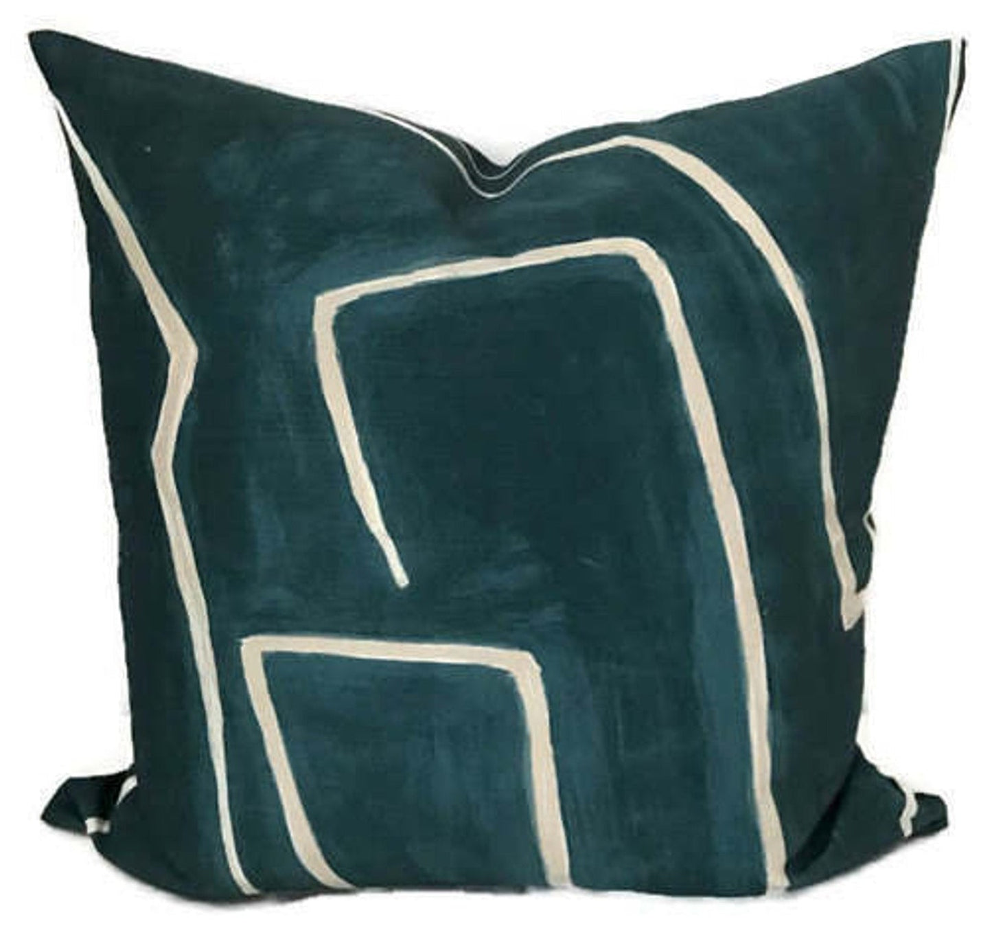 Kelly Wearstler Graffito Pillow Cover in Teal Pearl