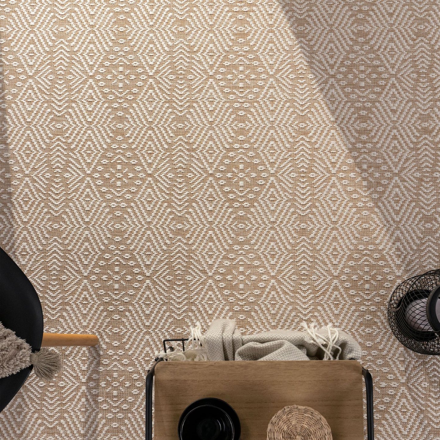 Indoor & Outdoor Rug Captera with Aztec Pattern