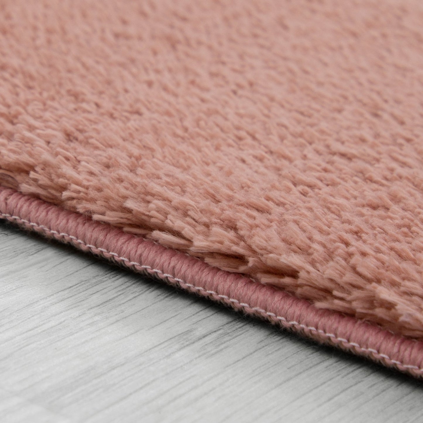 Soft Area Rug with Anti-Slip Backing Washable - Pink