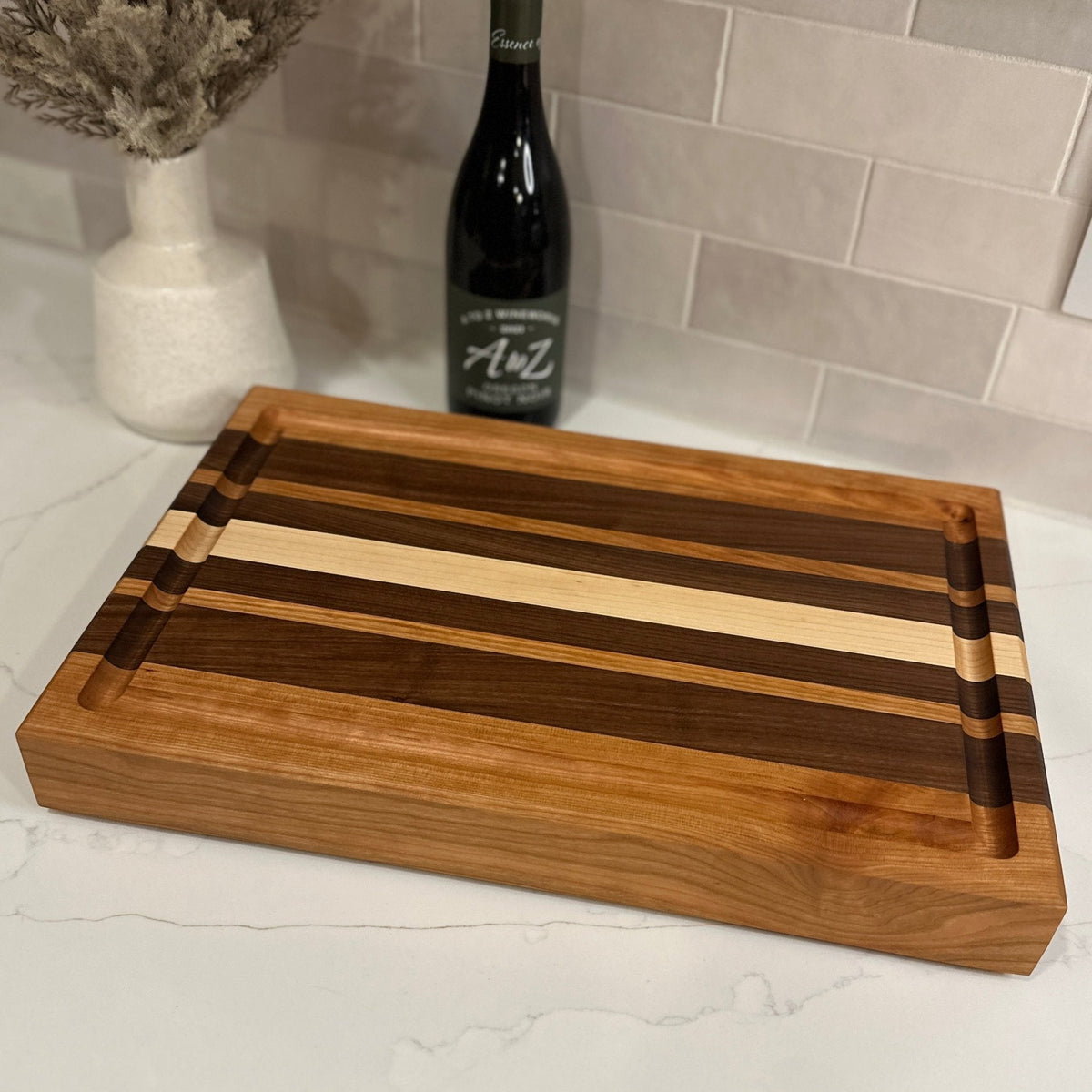 Thick Hardwood Cutting Board | 2" Thick | Walnut | Maple | Cherry