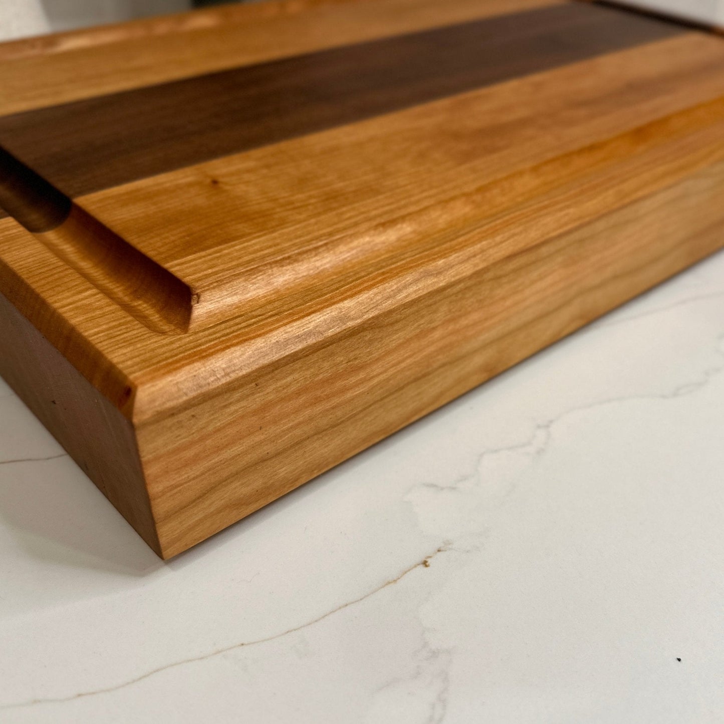 Thick Hardwood Cutting Board | 2" Thick | Walnut | Maple | Cherry