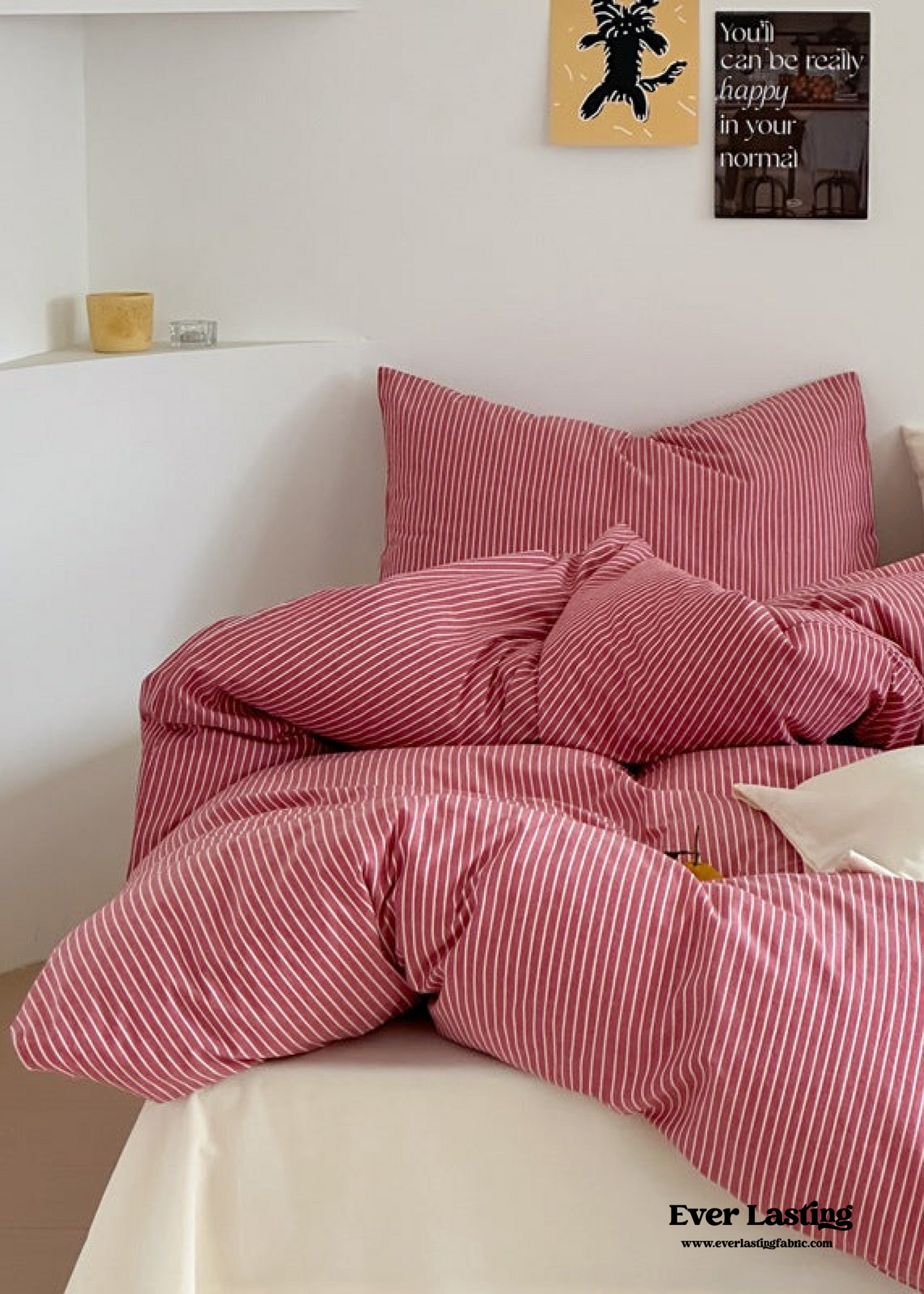 Thin Striped Pillowcases